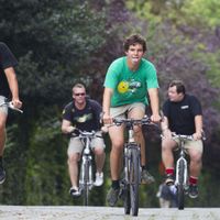 Des cyclistes à Dilbeek
