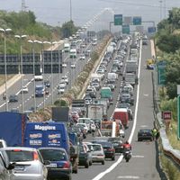 Trafic des vacances en Italie