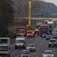 L'A602 est actuellement bloquée dans les deux sens de circulation (photo d'illustration).